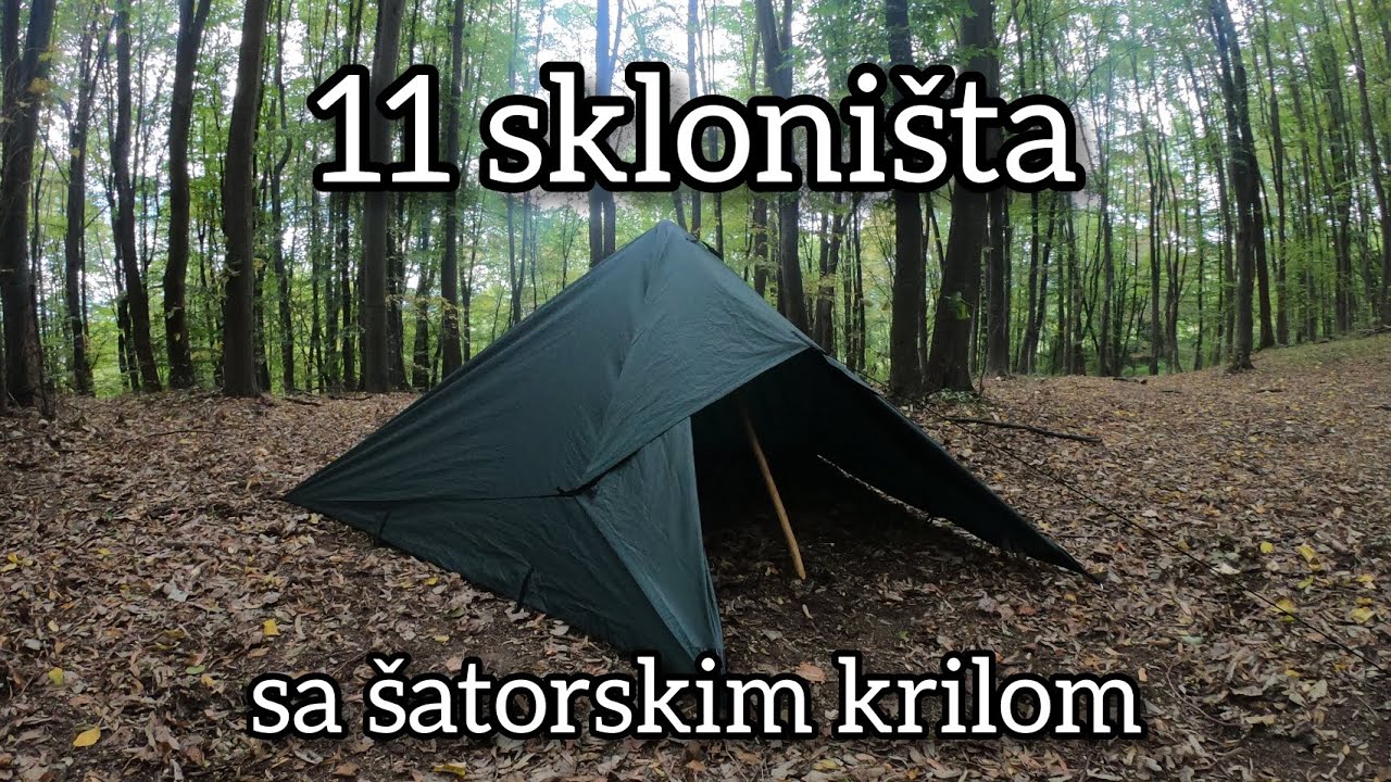 11 skloništa sa šatorskim krilom, 1. deo