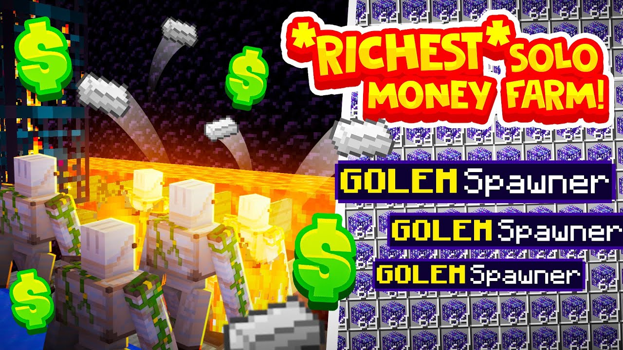 THE *RICHEST* MONEY FARM on Minecraft Factions *MILLIONS* (OP)