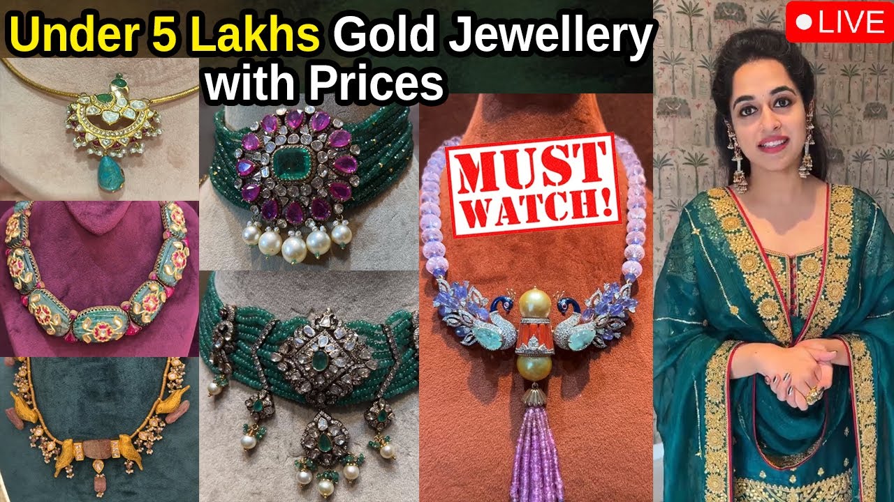 Gold Jewellery Under 5 LAKHS | Vasundhara Diamond Roof | @Bride Essentials #shaakuntalam #samantha