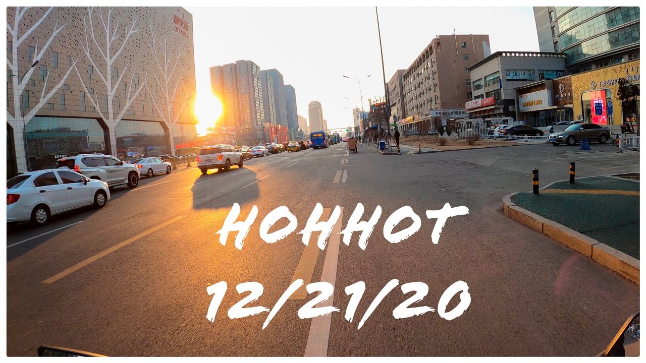 Riding Around Hohhot During Christmas Week!