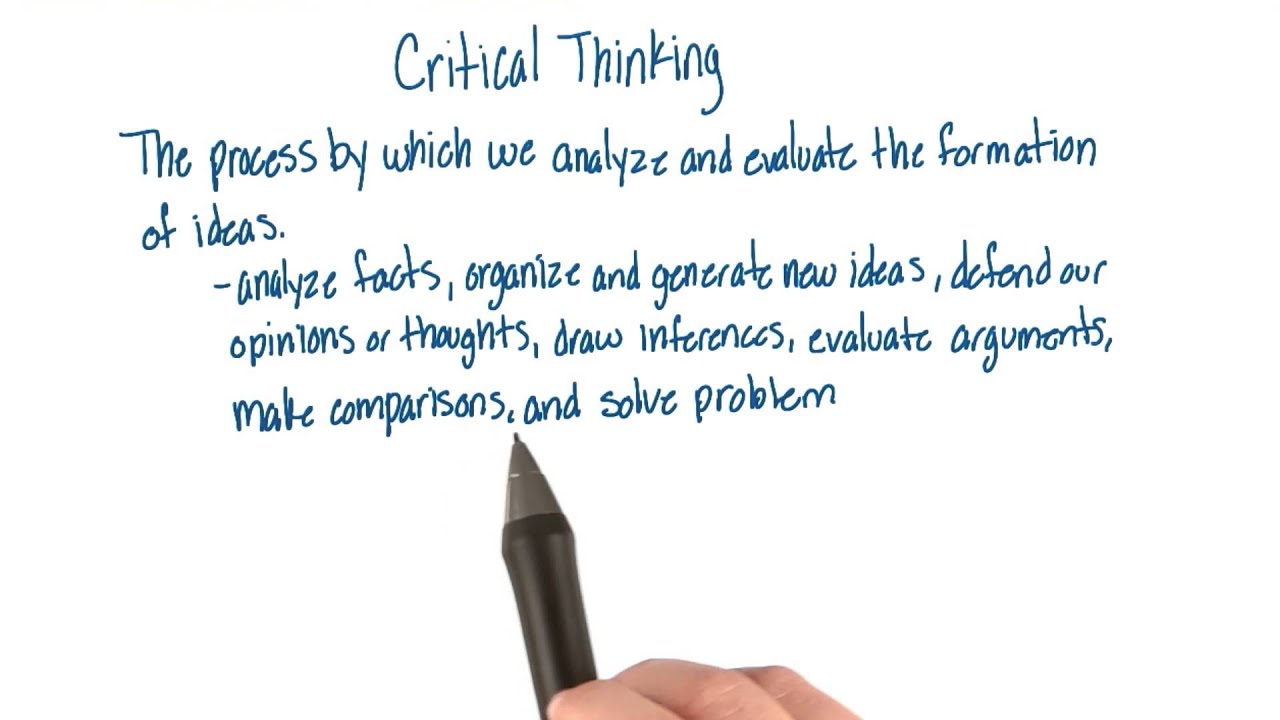 Critical thinking - Intro to Psychology