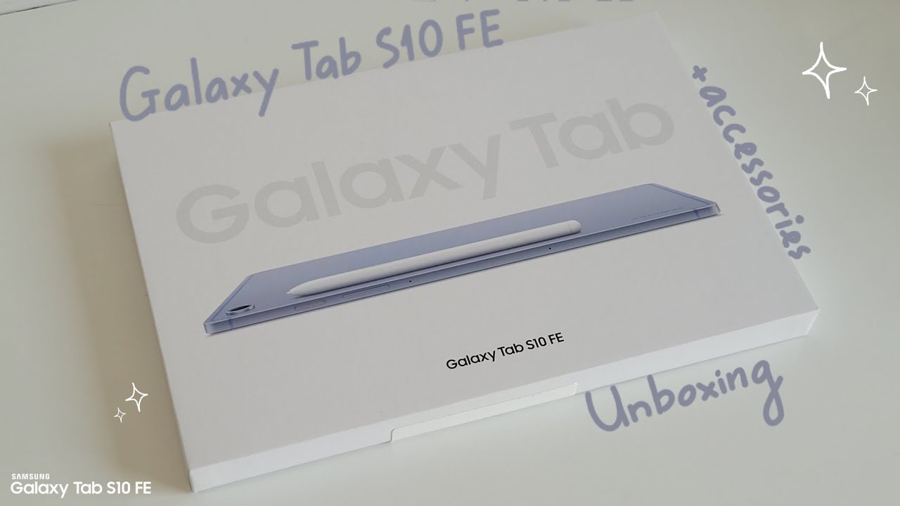 Samsung Galaxy Tab S10 FE Unboxing (+ accessories)
