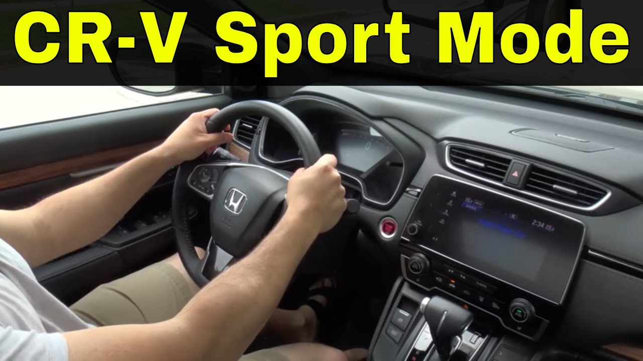 Driving A Honda CR-V In Sport Mode-Awesome Acceleration