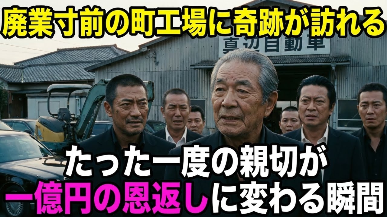 ヤクザの高級車を無償修理した整備士。地上げ屋に工場を壊されかけた瞬間、50台の黒塗りセダンが包囲…