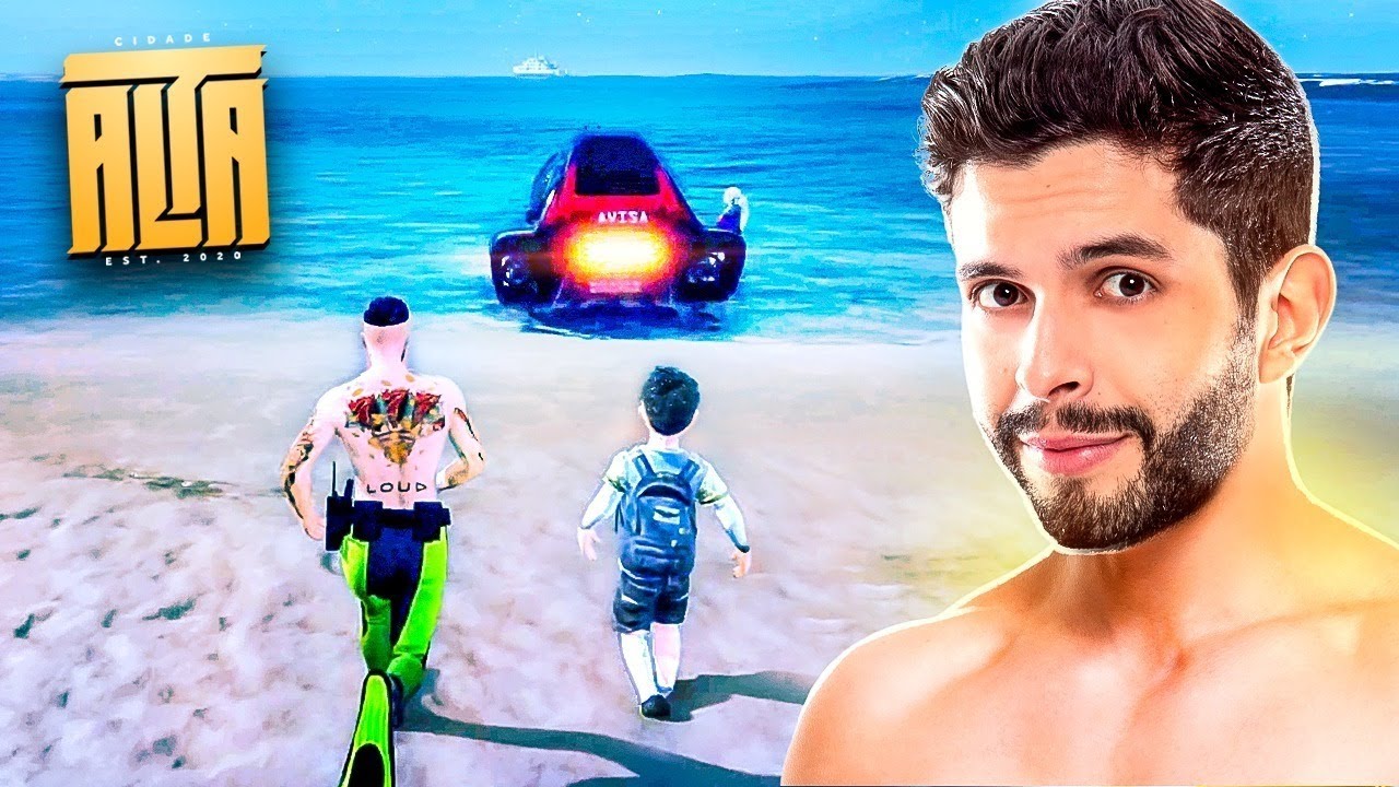 LEVEI O BRUNINHO PRO FUNDO DO MAR NO GTA RP!!