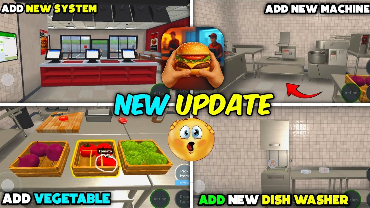 New Update Burger Belly || Add New System And Machines