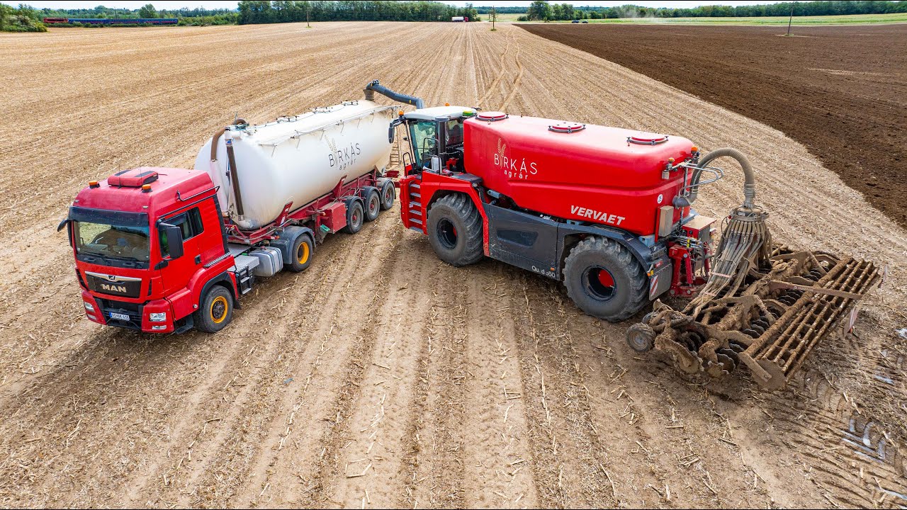 Vervaet Quad 550 + Horsch | EXTRA: NIR rendszer - élő beltartalmi vizsgálat |  Birkás Agrár