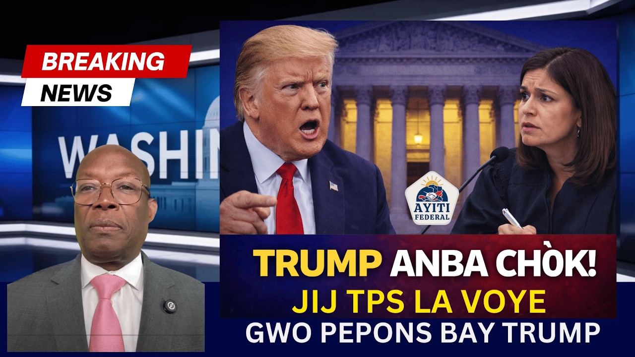 DENYE NOUVÈL: BATAY TPS LA VIN PI RED, JIJ LA BAY TRUMP YON GWO REPONS. SVP Abone