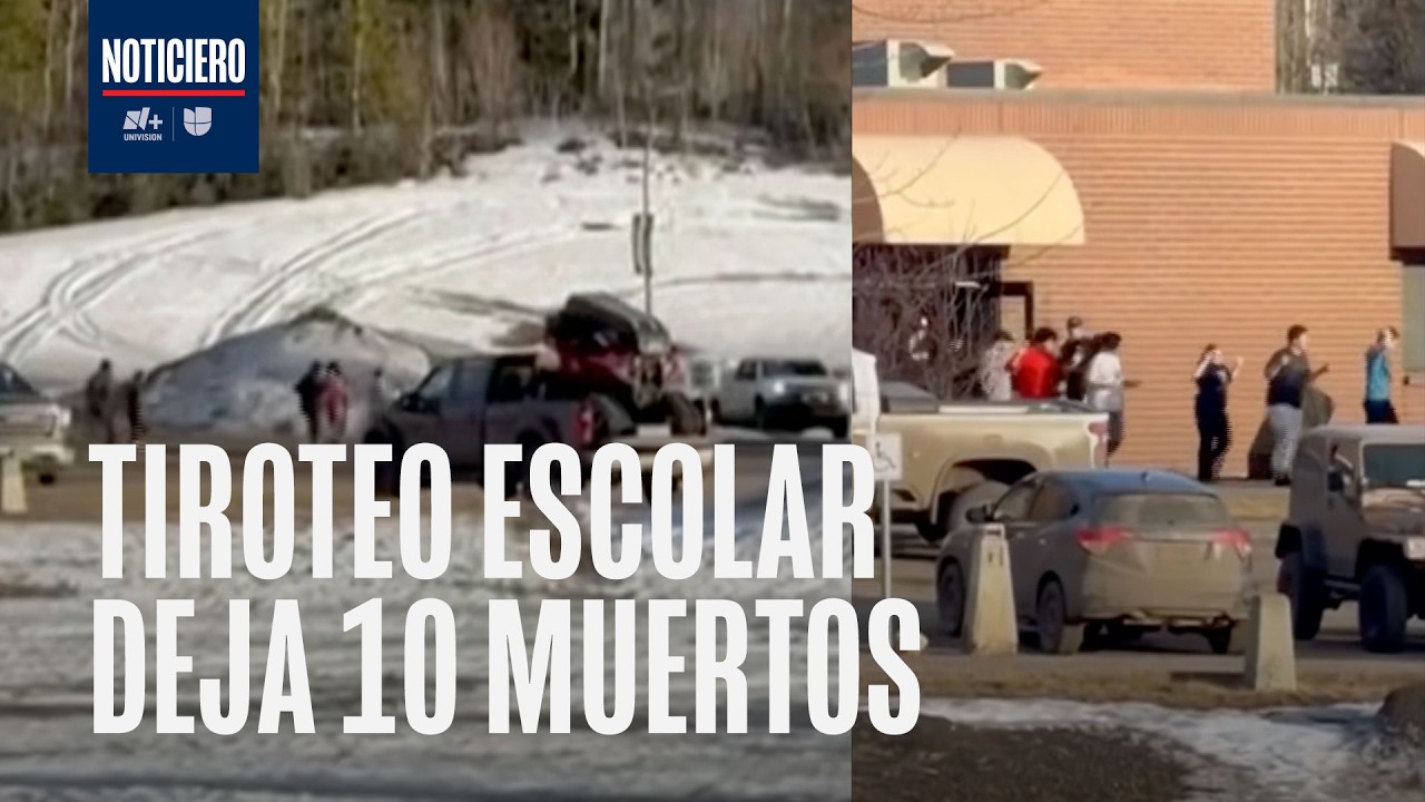 Tiroteo en escuela de Canadá deja 10 muertos; la atacante se quitó la vida en Columbia Británica