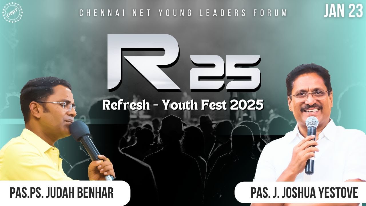 🔴🅻🅸🆅🅴 R25 Refresh - Youth Fest | 2nd Year Celebration | Chennai Net Young Leaders Forum | #Jebamtv