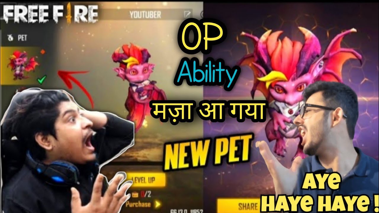 FREE FIRE NEW DREKI PET ABILITY TEST || I GOT DRAGON 😱😱😱 PET || FREE FIRE NEW PET DREKI