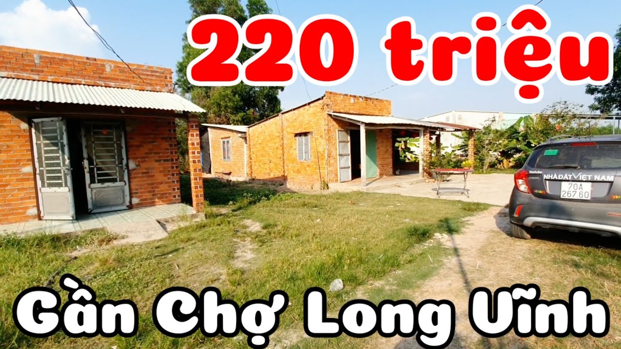Đất 220 triệu có thổ cư gần Chợ Long Vĩnh xã Long Chữ Tây Ninh sổ hồng riêng bán giá rẻ xây nhà