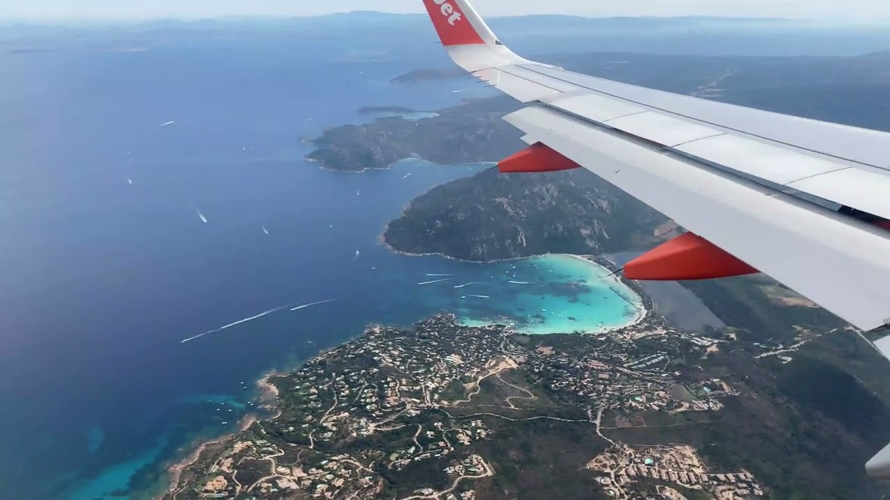 South Corsica, approach over Porto-Vecchio and landing in Figari (2022-07-02)