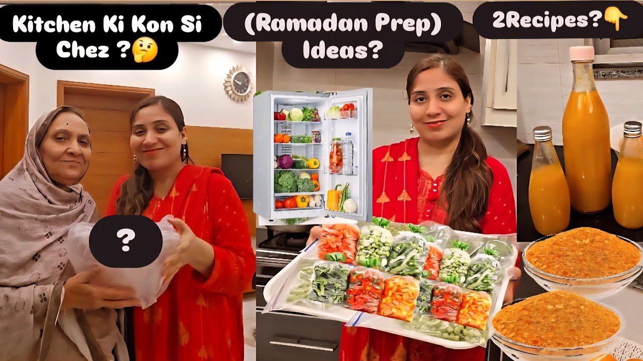 Ramadan Preparation Ideas?Kitchen Ki Kon Si Chezy Le Kar Ayi?(Dahi Baray Masala,OrangeSquash)Recipes