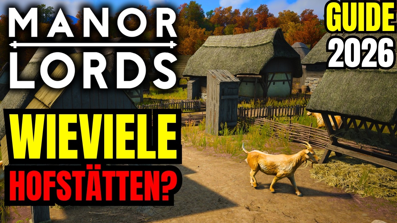 Manor Lords Tierhaltung Guide: So viele Hofst&auml;ttenerweiterungen brauchst du wirklich!
