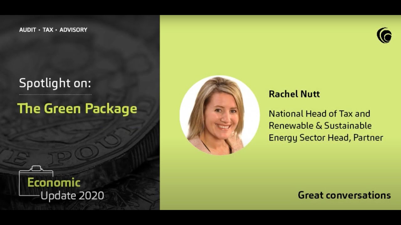 Economic Update 2020: Spotlight on the Green Package