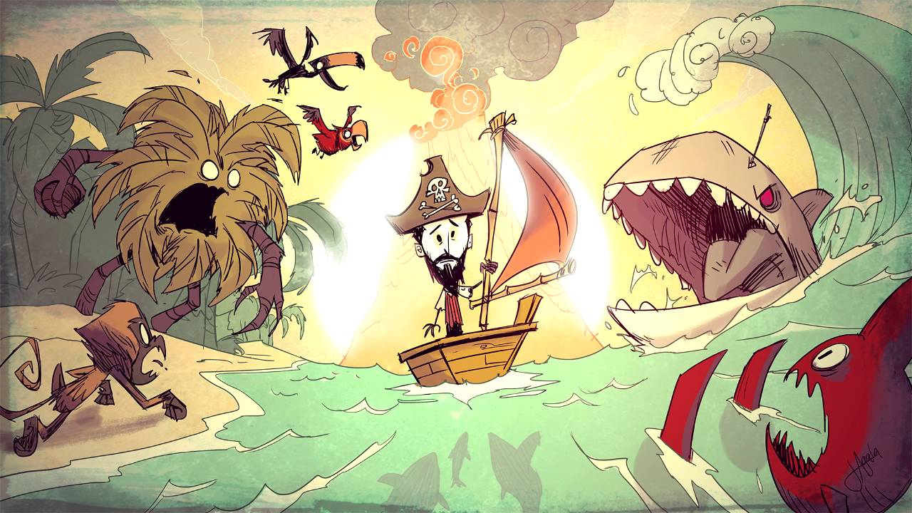 Don't Starve: Shipwrecked Soundtrack - Fighting On The Storm (Hurricane Season Fight)