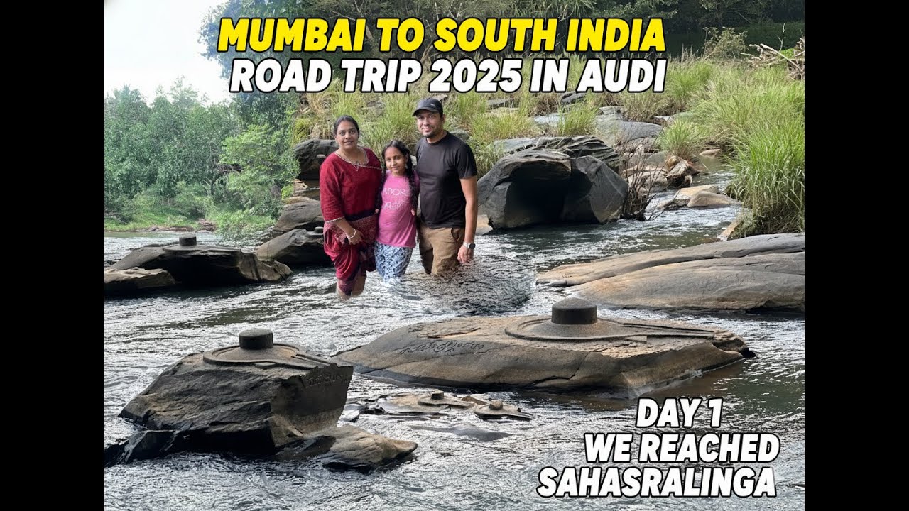 Mumbai To South India Road Trip 2025 in Audi 🚙| First Day Poucha Sahasralinga, Karnataka, 700 km +