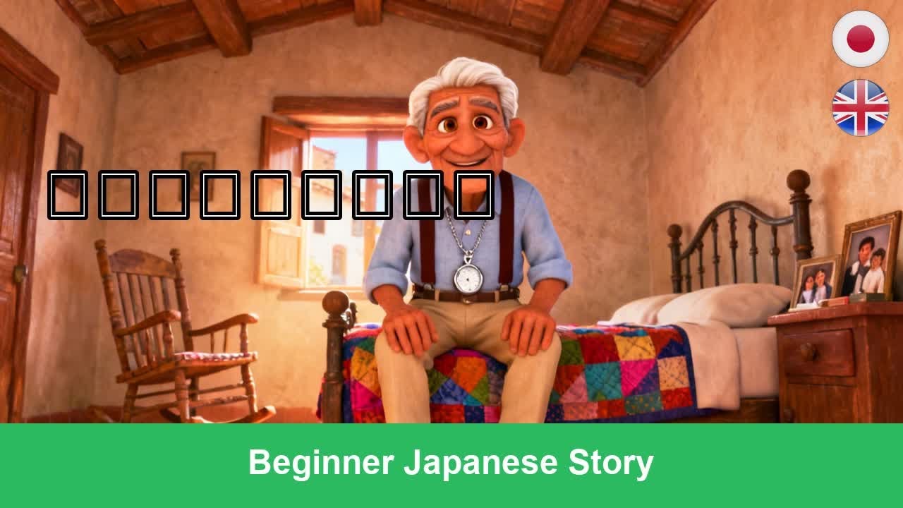 LEARN JAPANESE with Easy Story for beginners – Las Aventuras del Abuelo (A1-A2)