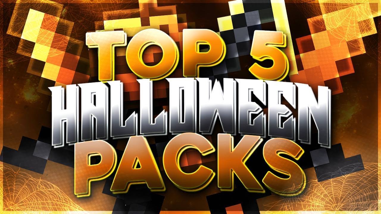 Top 5 HALLOWEEN Texture Packs for Minecraft PVP! (Hypixel Skywars Halloween Special)