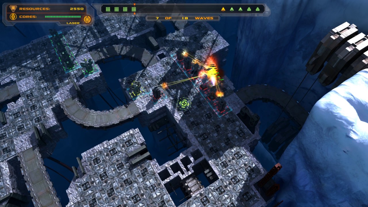 Defense Grid - Mission 10 - Veil of Ice - 10k Challenge - Gold