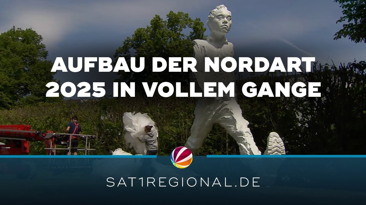 NordArt 2025: Aufbauarbeiten in vollem Gange
