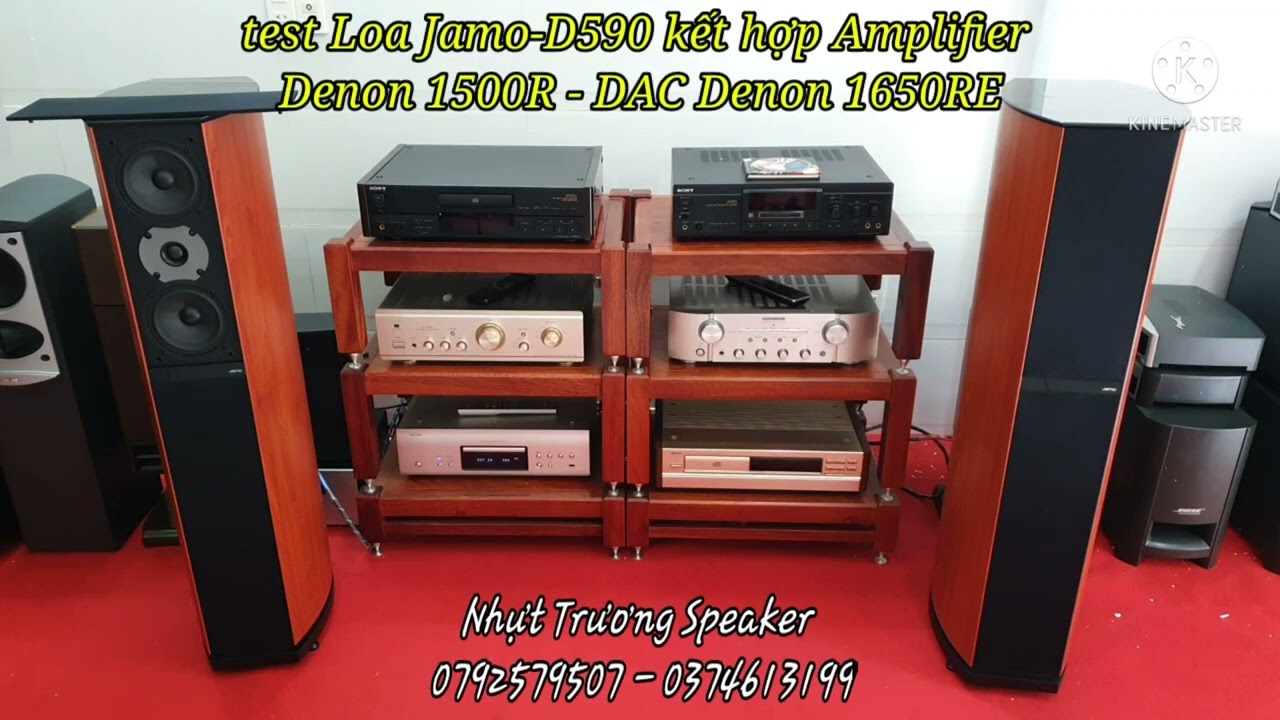 test Loa Jamo D590 kết hợp Amplifier Denon 1500R + DAC Denon 1650RE. Chất âm đáng giá sưu tầm