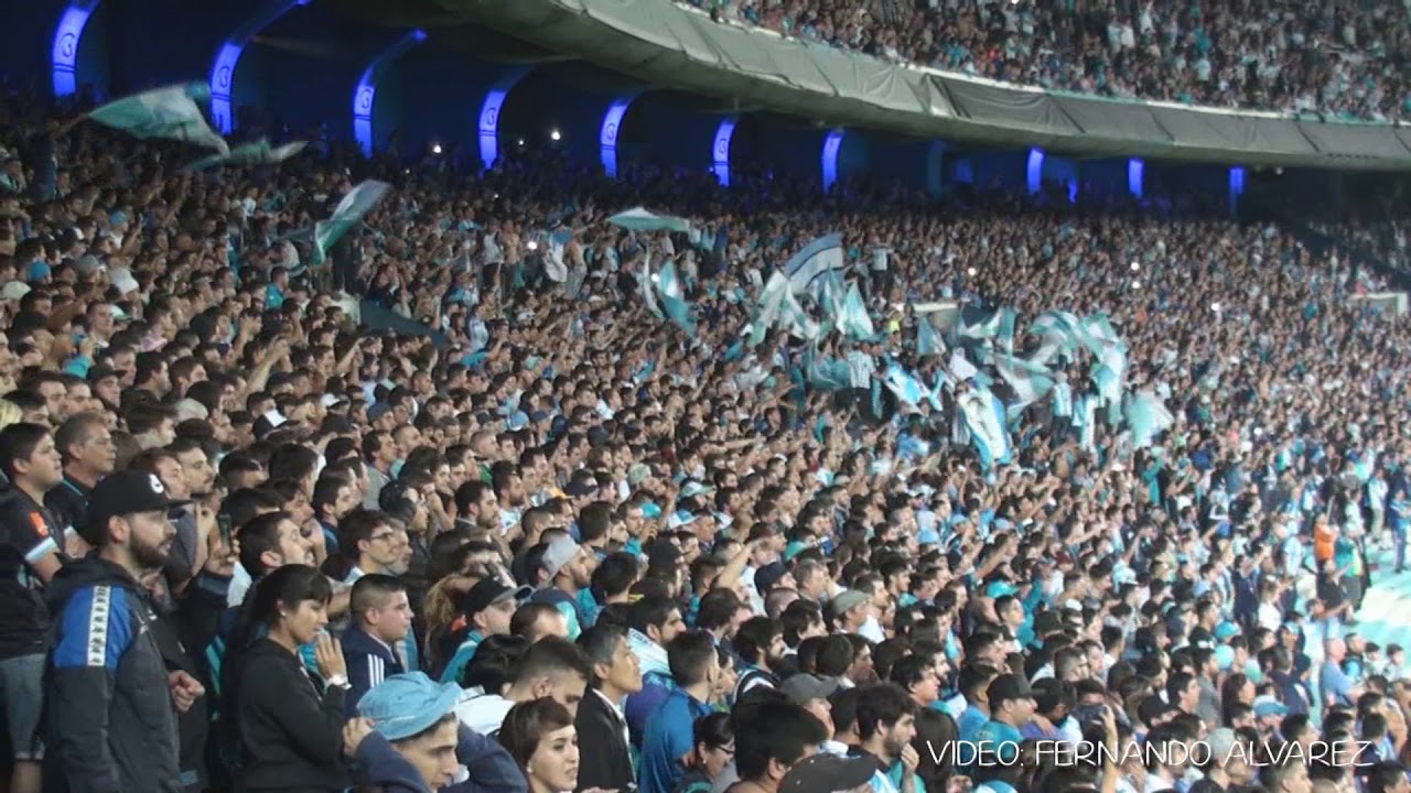 Para poder festejar con toda esta gente - Racing 1 - 0 U de Chile