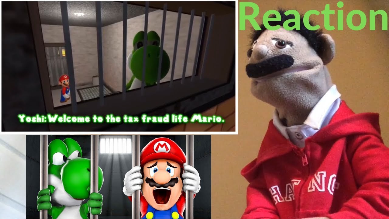 SMG4: Mario Commits Tax Fraud Reaction (Puppet Reaction)