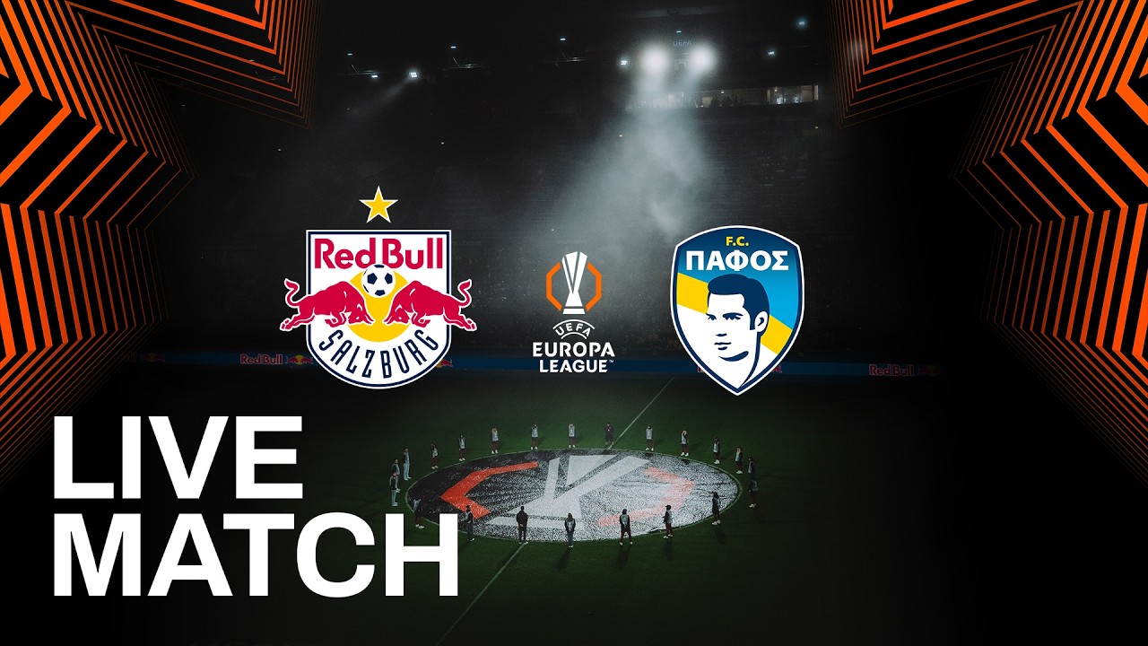 LIVE: FC Red Bull Salzburg vs. Pafos FC | UEFA Europa League Qualifiers | 19:00 CET