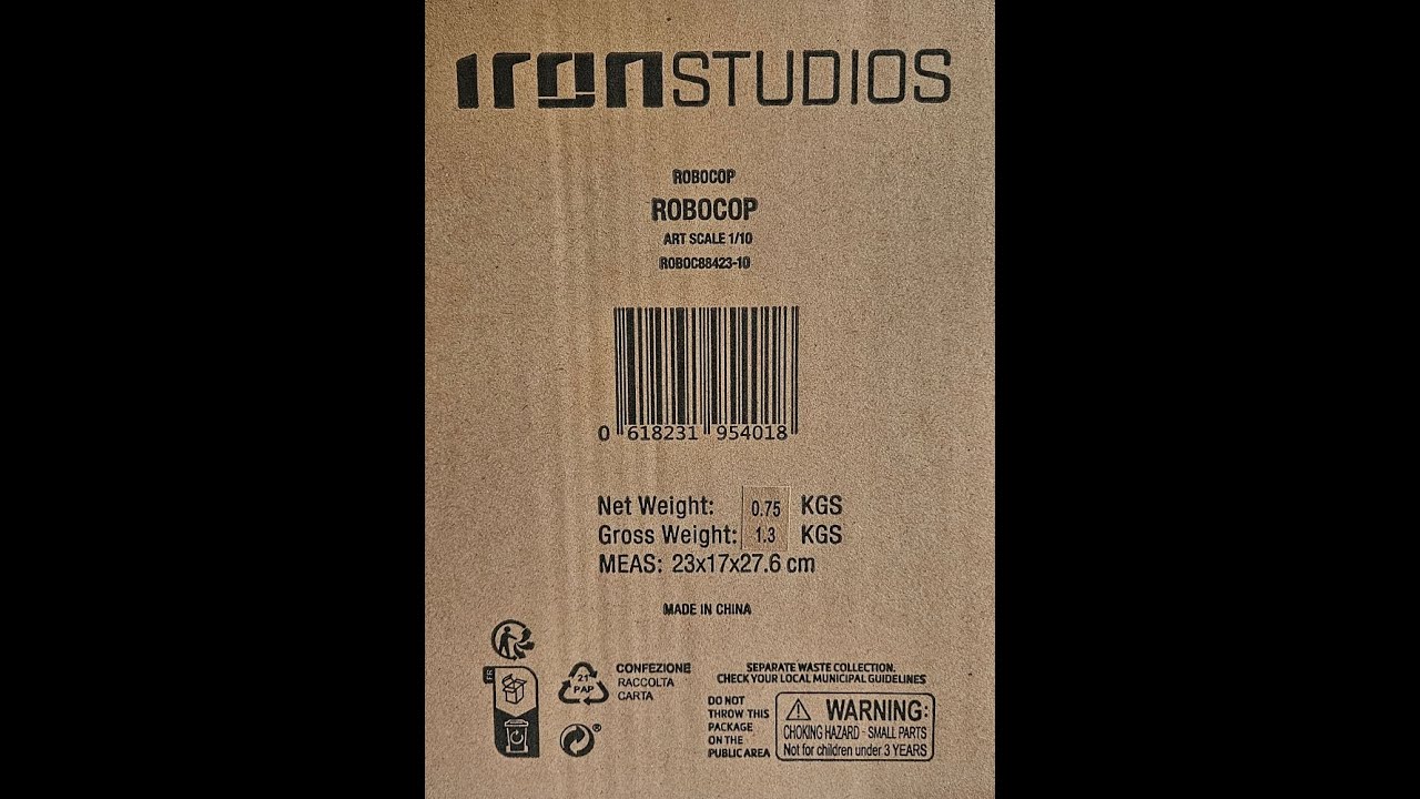 New! ROBOCOP Art Scale 1/10 Statue  - Iron Studios - UNBOXING