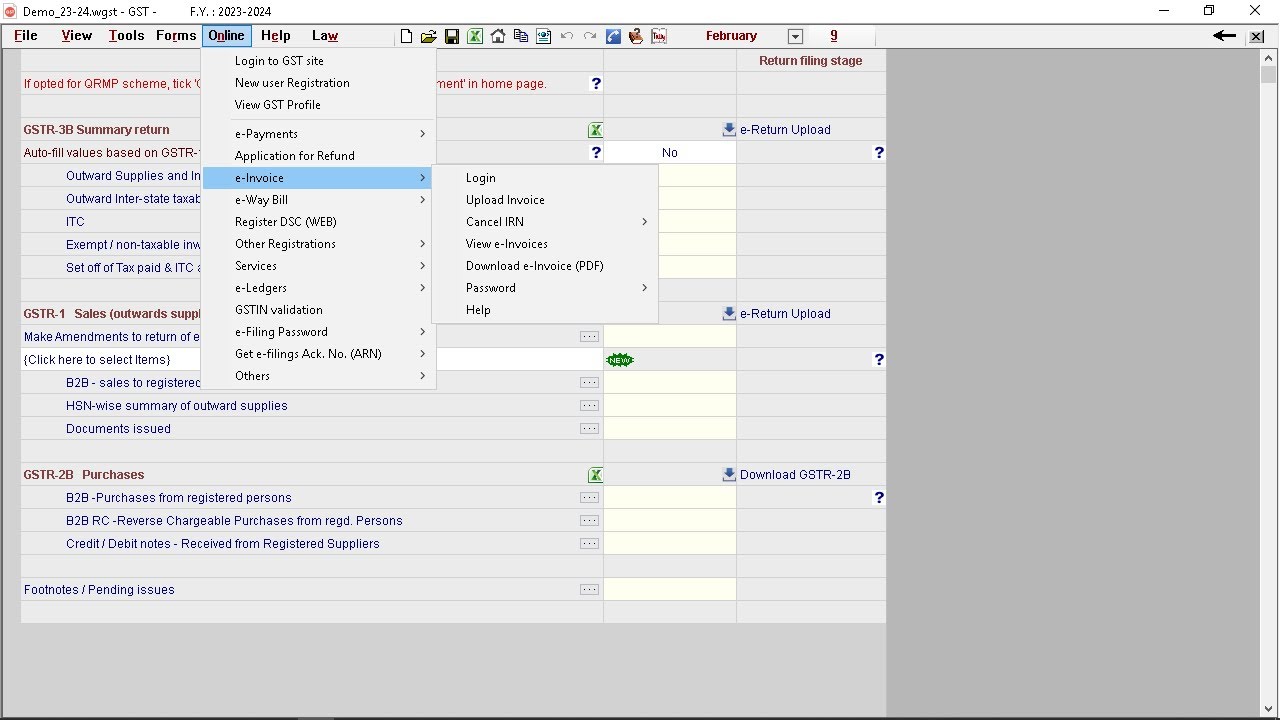 E-invoice Upload procedure & Download PDF | Winman GST