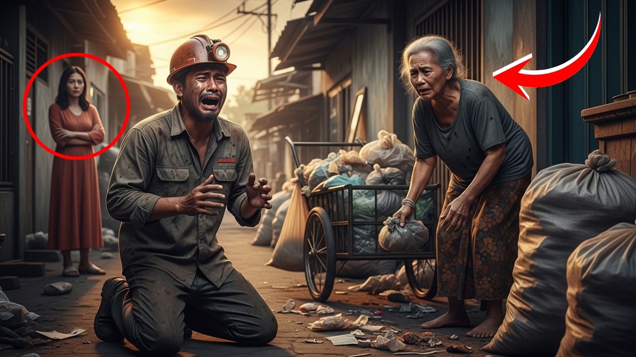 10 Tahun Kirim Ratusan Juta, Pekerja Tambang Ini Histeris Ibunya Mengais Sampah Diusir Istri!