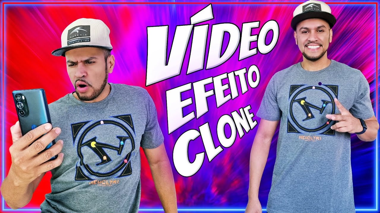 Como fazer VÍDEO COM EFEITO CLONE DUPLICAR PESSOAS pelo Celular