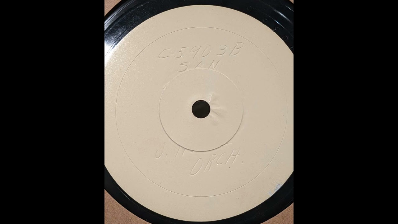Jimmie Noone's Apex Club Orchestra - San - Chicago, July 1, 1930 Unissued Vocalion C-5903-B