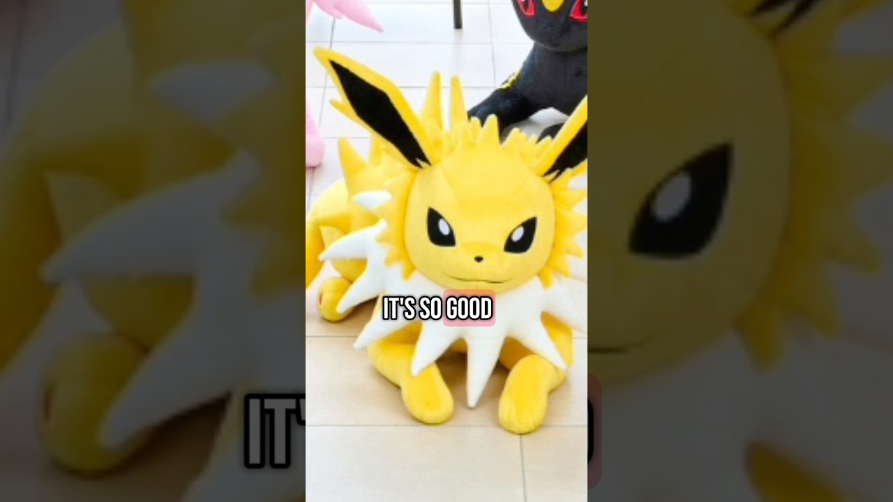 They made Life Sized Eeveelutions plush!
