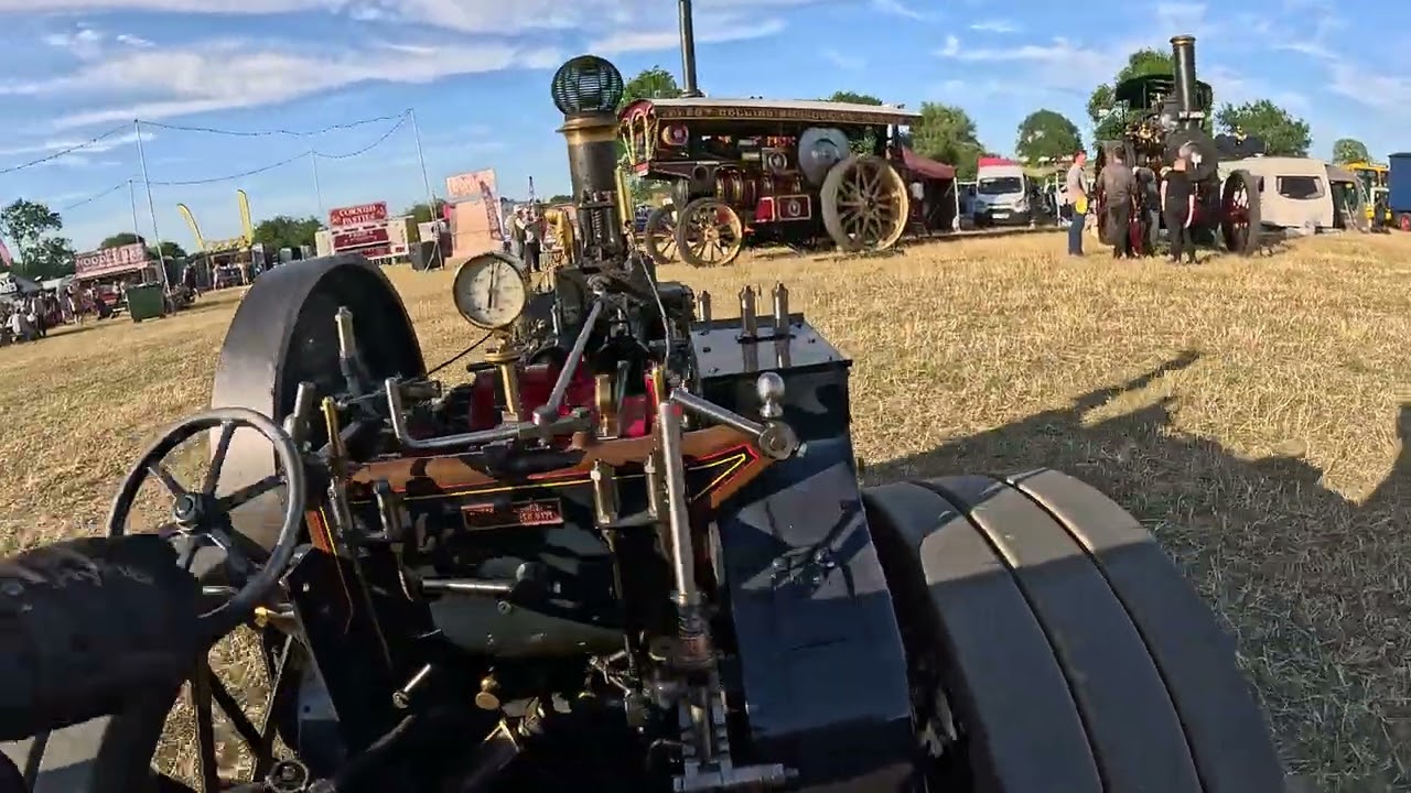 Rempstone Steam Fair 2025 early Saturday evening run around the site