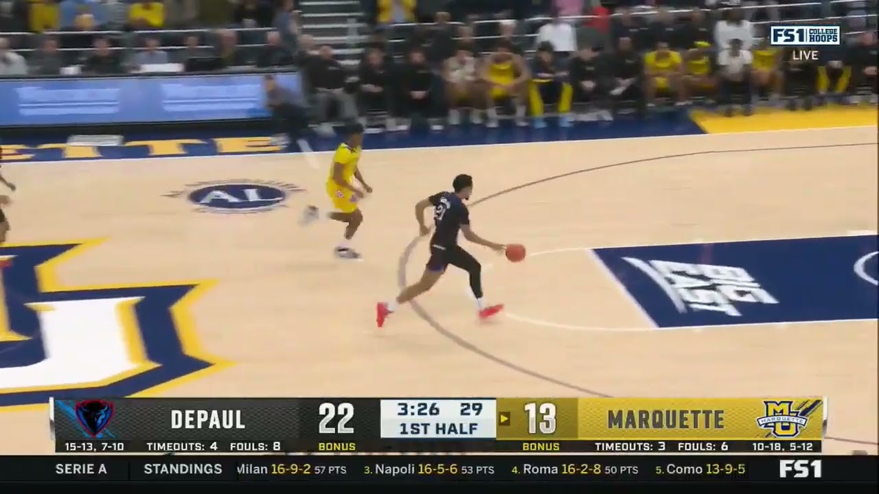DePaul Men's Basketball at Marquette Game Highlights - 03.01.26