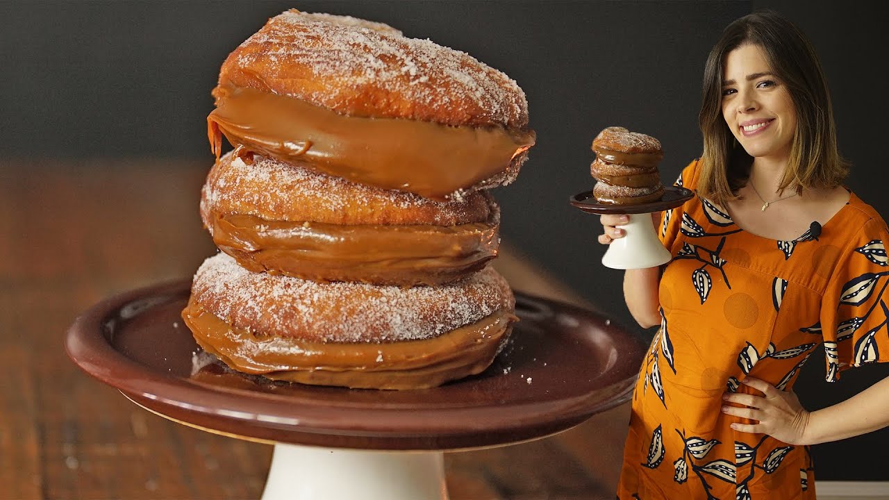 O melhor SONHO RECHEADO DE DOCE DE LEITE | TPM por Ju Ferraz