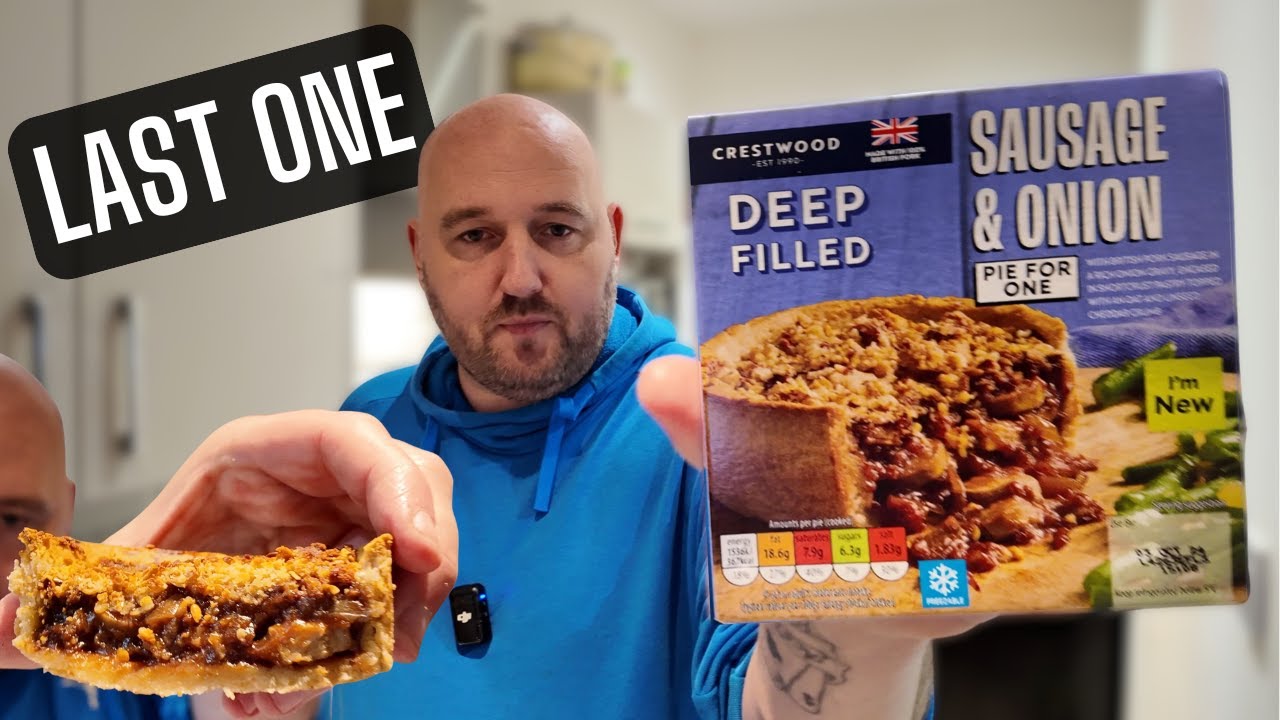 The LAST EVER Kitchen Food Review - NOT CLICKBAIT !!! - New Sausage and Onion PIE FOR ONE from Aldi.