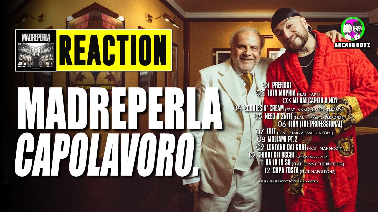 GUE - MADREPERLA ( disco completo ) | REACTION by Arcade Boyz