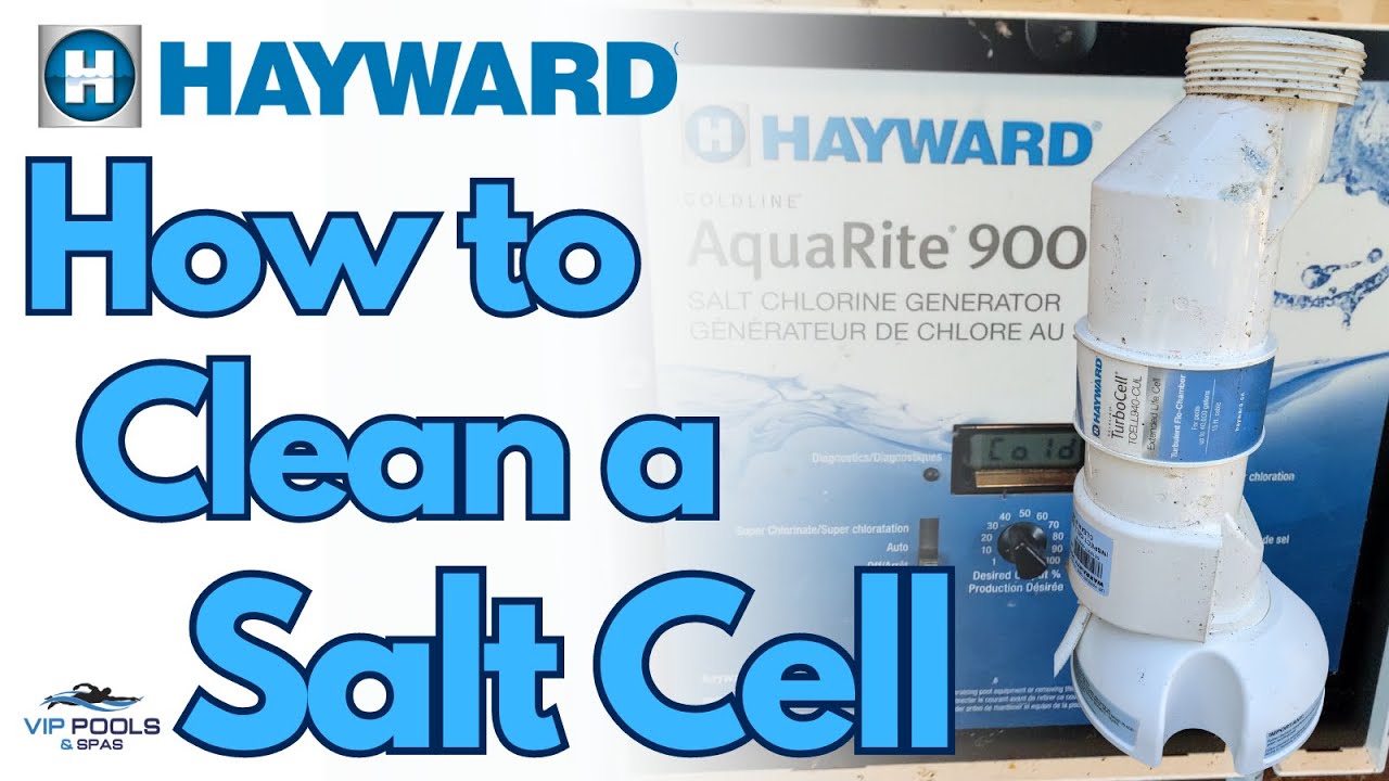 Как очистить солевую ячейку Hayward AquaRite | Очистка ячейки солевого генератора для бассейна | ...