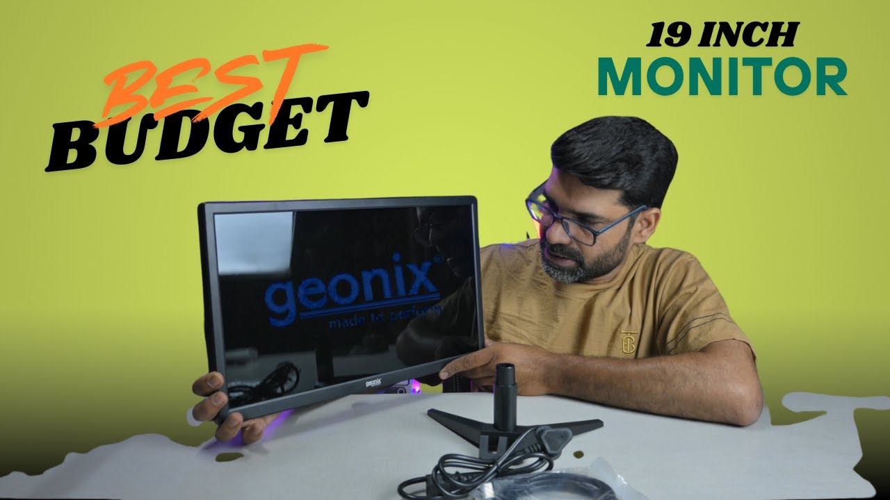 Cheap and Best 19 Inch PC Monitor | Geonix GXTF-WVHDF185 Full Review