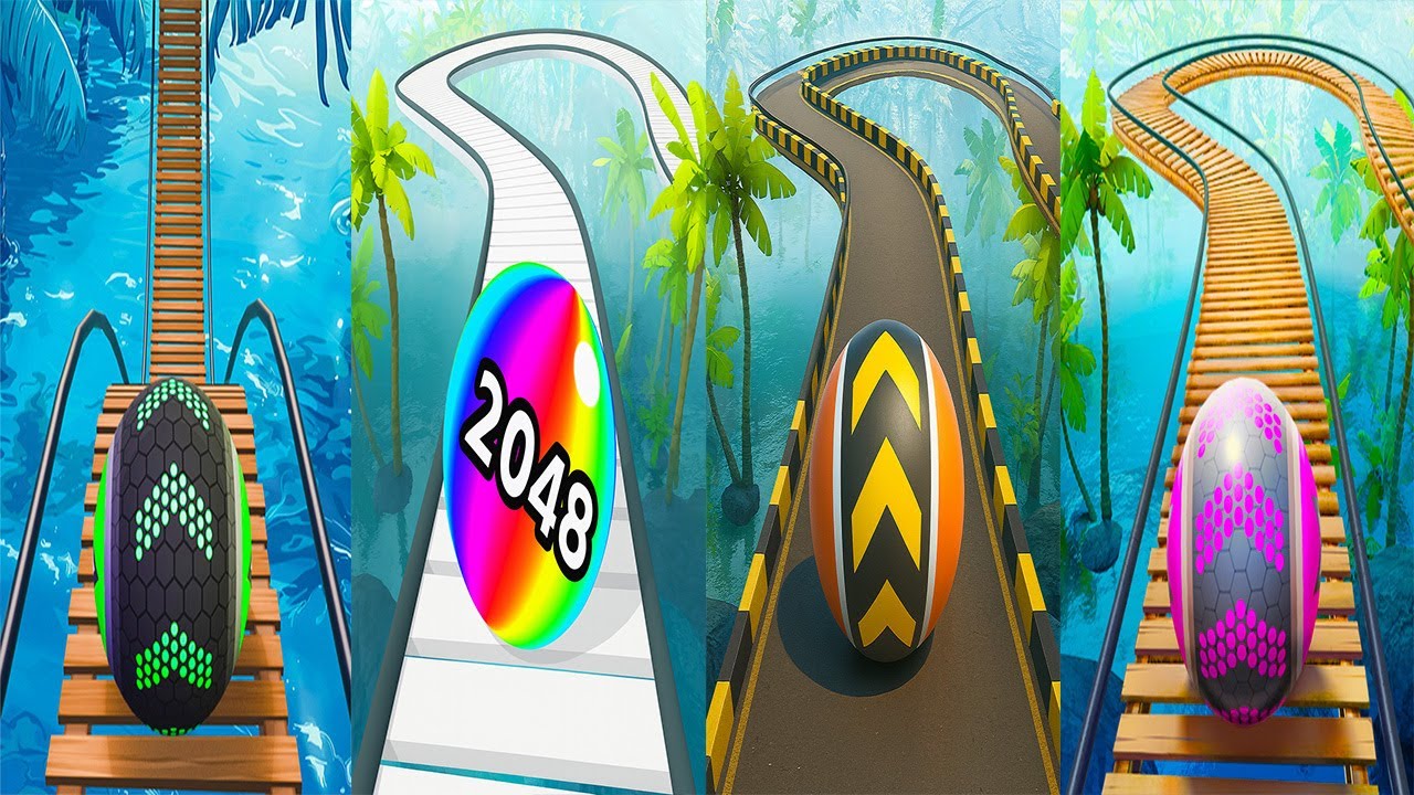 Going Balls VS Ball Run 2048 VS City Ball Run VS Rollance Adventure Balls Gameplay Part 1