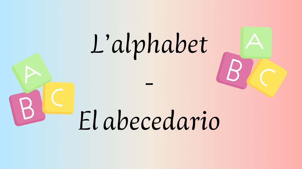 L'alphabet en français / Abecedario en francés