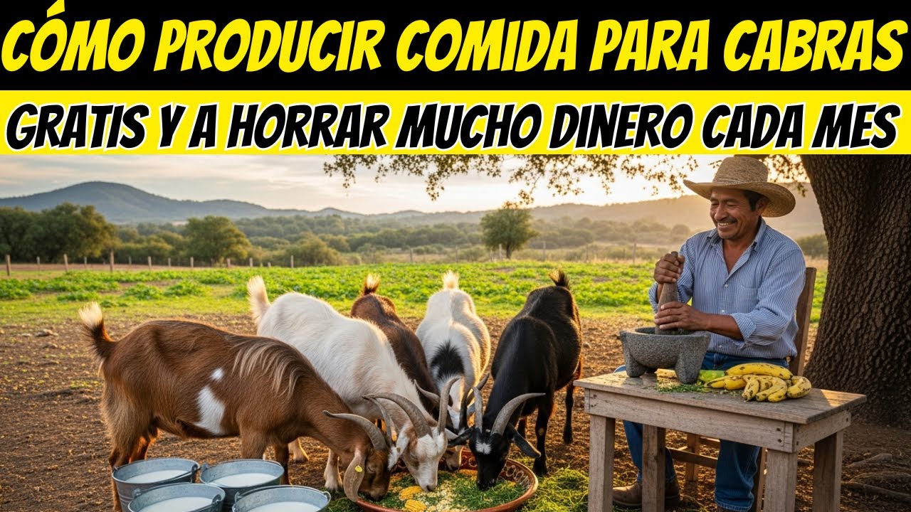 C&oacute;mo producir comida para cabras GRATIS y a horrar mucho dinero cada mes PROBADO !