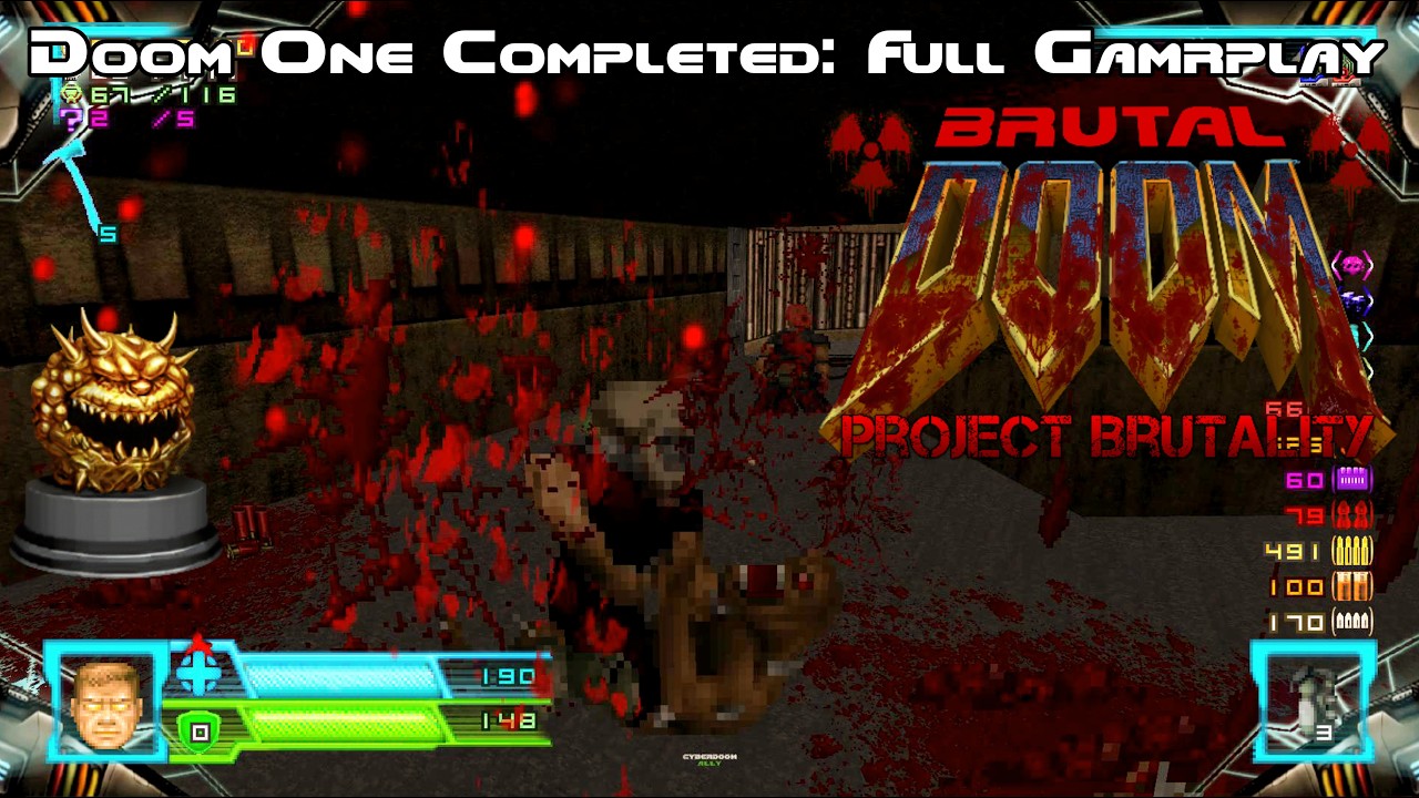 Project Brutality: Legacy Edition | Ultimate DoomOne | Knee Deep In The Dead E1M1-E1M8