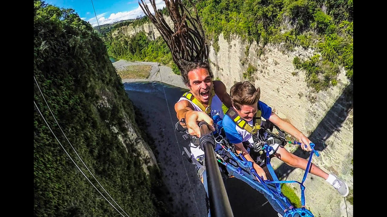 World's Fastest Zipline! Gravity Canyon in 4K! | DEVINSUPERTRAMP