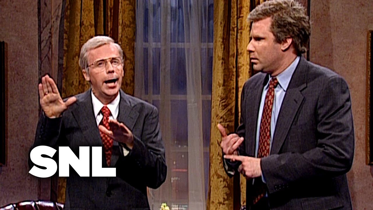 George H. W. Bush Gives Debate Advice to George W. Bush - SNL