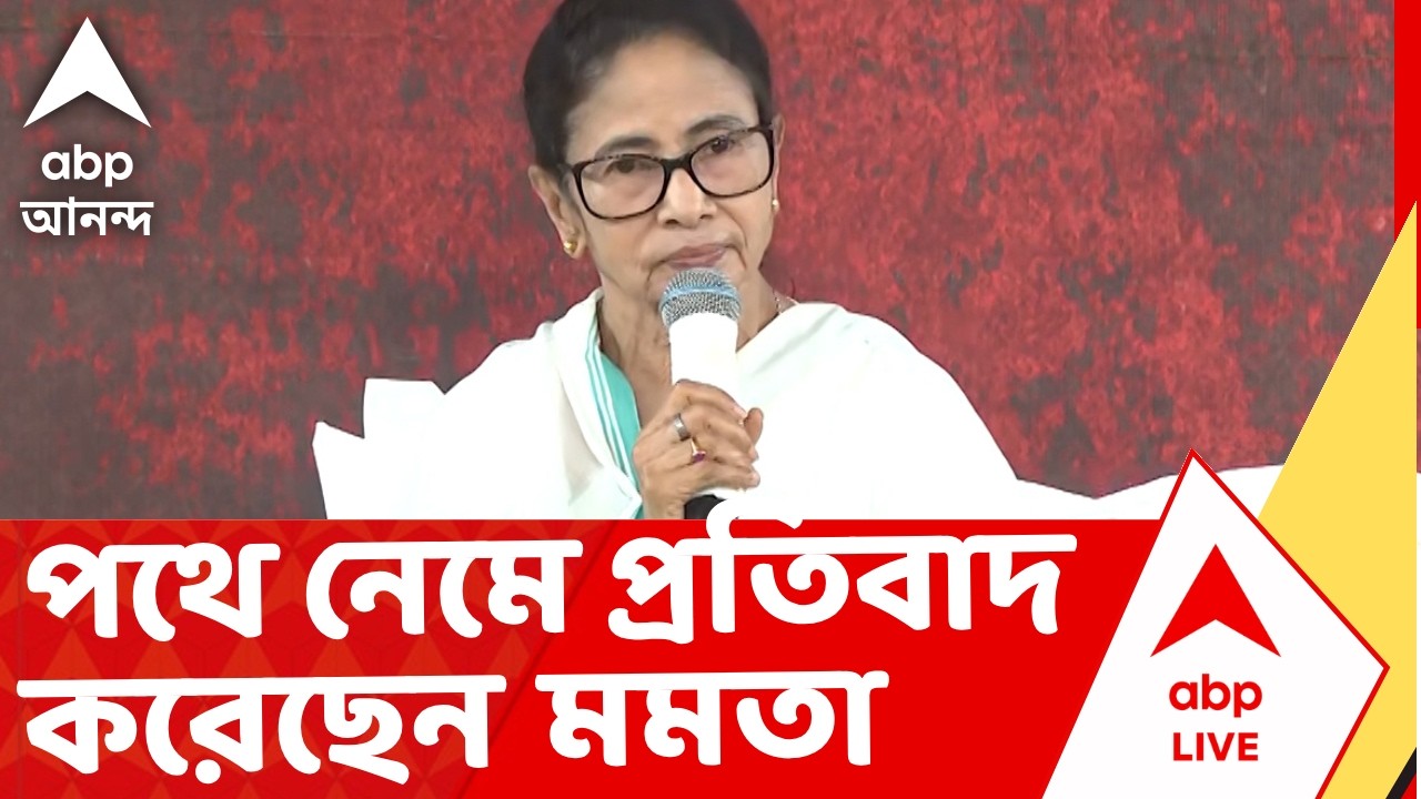 Mamata Banerjee | SIR ইস্য়ুতে ধর্মতলায় মমতা বন্দ্যোপাধ্য়ায়। ধর্নামঞ্চে এ কী ছবি ?